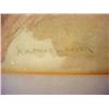 Image 3 : Vintage Framed Litho Of A Woman - Signed Raphael S