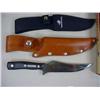Image 3 : Lot Of 2 Hunting Knives W/ Sheaths - Old Timer And