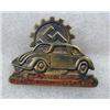 Image 1 : 1938 Ww2 German Nazi Volkswagen Workers Pinback - 