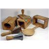 Image 2 : Lot Of 3 Primitive Butter Molds W/ Accessories