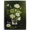 Image 1 : 1971 Painting On Canvas - Flowers - Signed M. Domi