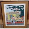 Image 1 : 1982 Signed Painting On Canvas - Framed - Portland