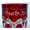 Image 3 : 1893 Chicago World'S Fair Ruby Flash Souvenir Glas