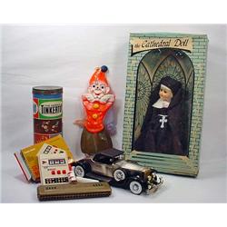 Lot Of Vintage Toys And Large M Hohner Harmonica -