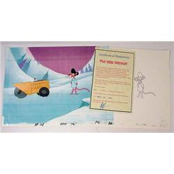Pink Panther Animation Cell W/ Coa - Approx. 14" X