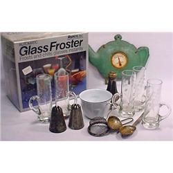 Lot Of Misc. Kitchen Items - Incl. Glass, Enamelwa