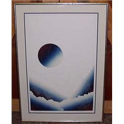 Large  Silent Planet  Ltd. Ed. Signed Art - Framed