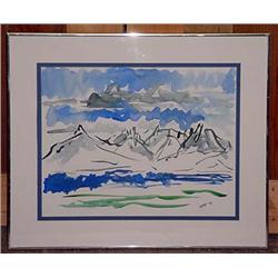 1979 Watercolor - Signed And Framed - Signed Hays.