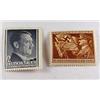 Image 1 : Lot Of 2 Ww2 German Nazi Adolf Hitler Stamps