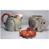 Image 2 : Fitz And Floyd Figural Frogs Sugar And Creamer Set