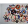 Image 2 : Large Lot Of Vintage Political Pinback Buttons - I