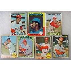 Lot Of 7 Vintage Topps Baseball Cards - Incl. Pete