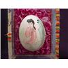 Image 2 : Lot Of 2 Vintage Hand Painted Eggs In Displays