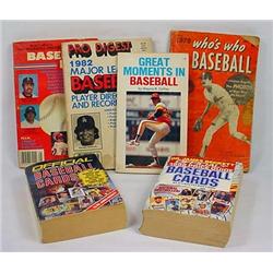 Lot Of Vintage Baseball Books - Incl. Record Books