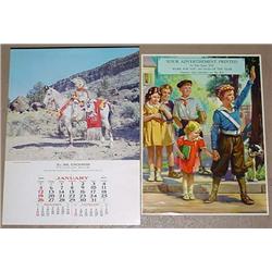 Lot Of 1969 Indian Calendar And Vintage Calendar A
