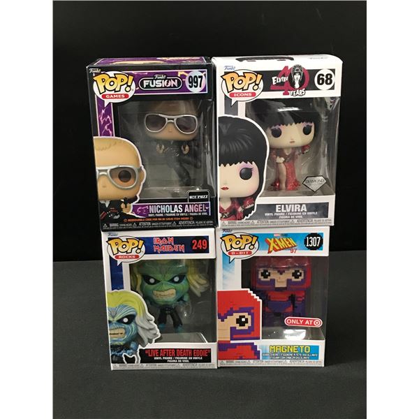 LOT OF 4 FUNKO POPS IN ORIGINAL PACKAGING