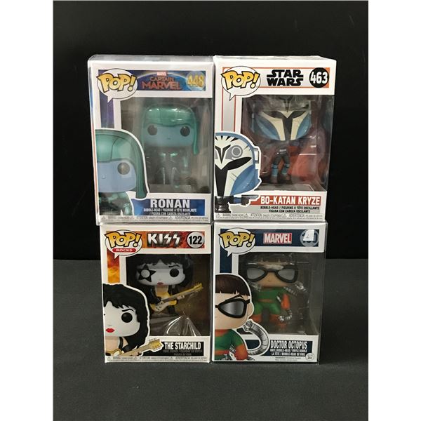LOT OF 4 FUNKO POPS IN ORIGINAL PACKAGING