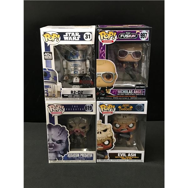 LOT OF 4 FUNKO POPS IN ORIGINAL PACKAGING