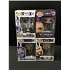 Image 1 : LOT OF 4 FUNKO POPS IN ORIGINAL PACKAGING