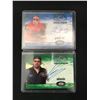 Image 1 : LOT OF 2 SIGNED TRADING CARDS