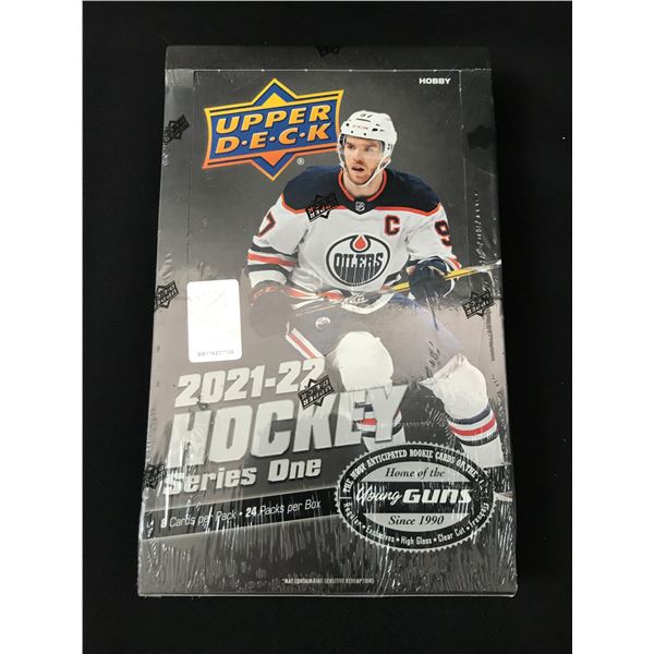 2021-22 UPPER DECK SERIES ONE SEALED TRADING CARD HOBBY BOX