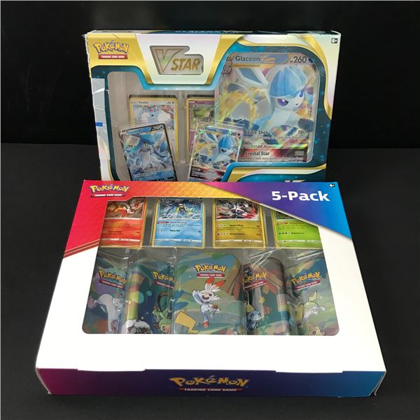 LOT OF 2 POKEMON TCG BOXES INCLUDING TINS - BULK