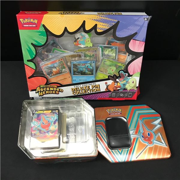 LOT OF 1 POKEMON TCG BOX & 1 TIN - BULK