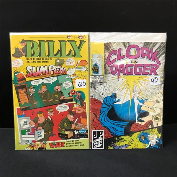 LOT OF 2 MIXED TITLE COMICS