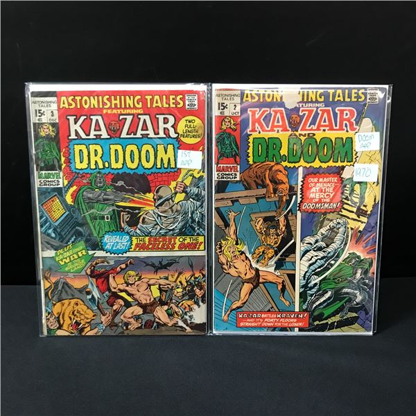 LOT OF 2 ASTONISHING TALES COMICS #2-3 - MARVEL COMICS