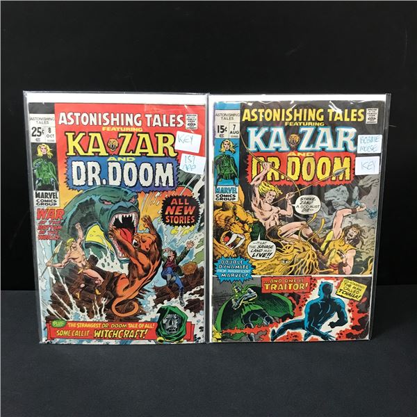 LOT OF 2 ASTONISHING TALES COMICS #7-8 - MARVEL COMICS