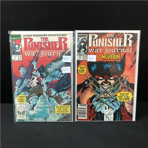 THE PUNISHER WAR JOURNAL #6-7 - MARVEL COMICS