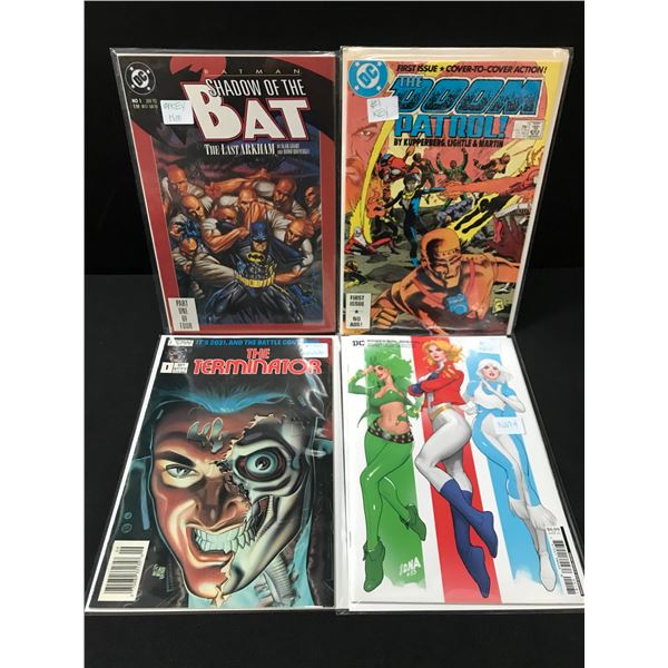 LOT OF 4 X #1 COMICS - VARIOUS TITLES