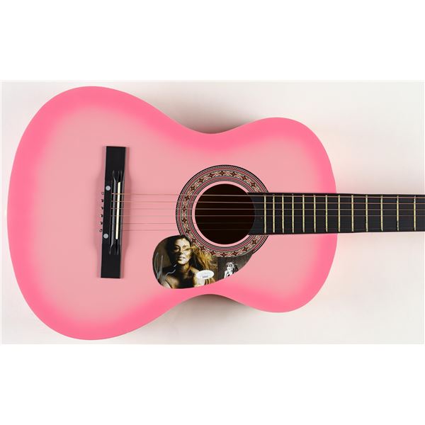 SHANIA TWAIN SIGNED ACOUSTIC GUITAR - JSA COA