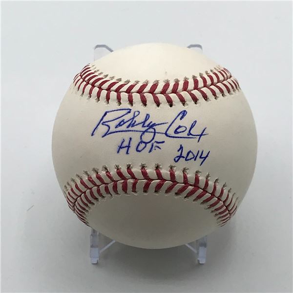 BOBBY COX SIGNED AND INSCRIBED BASEBALL (JSA COA)