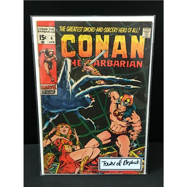 CONAN THE BARBARIAN #4 - MARVEL COMICS