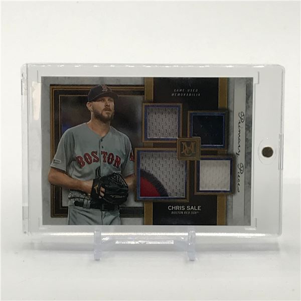 2020 TOPPS GAME USED QUAD RELIC CHRIS SALE BASEBALL TRADING CARD 22/25