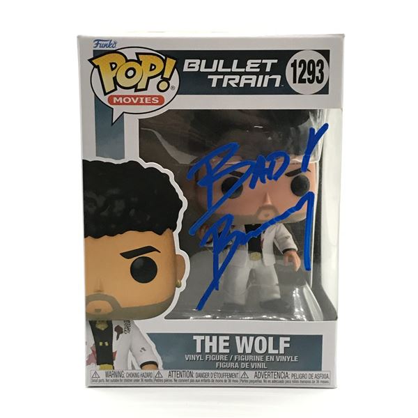 BAD BUNNY SIGNED BULLET TRAIN THE WOLF FUNKO POP - ACE COA