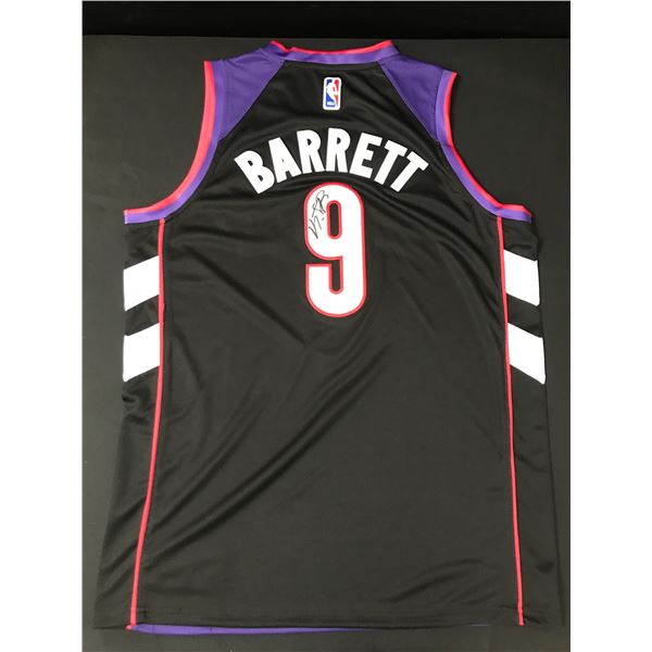 RJ BARETT SIGNED TORONTO RAPTORS BASKETBALL CUSTOM JERSEY - ACE COA