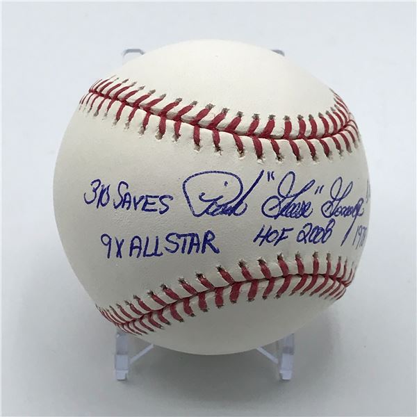 RARE GOOSE GOSSAGE SIGNED BASEBALL WITH MULTIPLE INSCRIPTIONS (PSA COA)