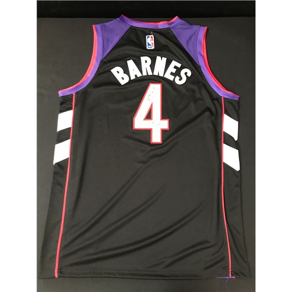 SCOTTIE BARNES SIGNED TORONTO RAPTORS CUSTOM BASKETBALL JERSEY - ACE COA