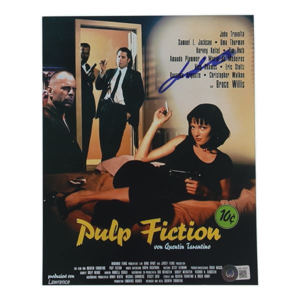 JOHN TRAVOLTA SIGNED PULP FICTION 8X10 - BECKETT COA