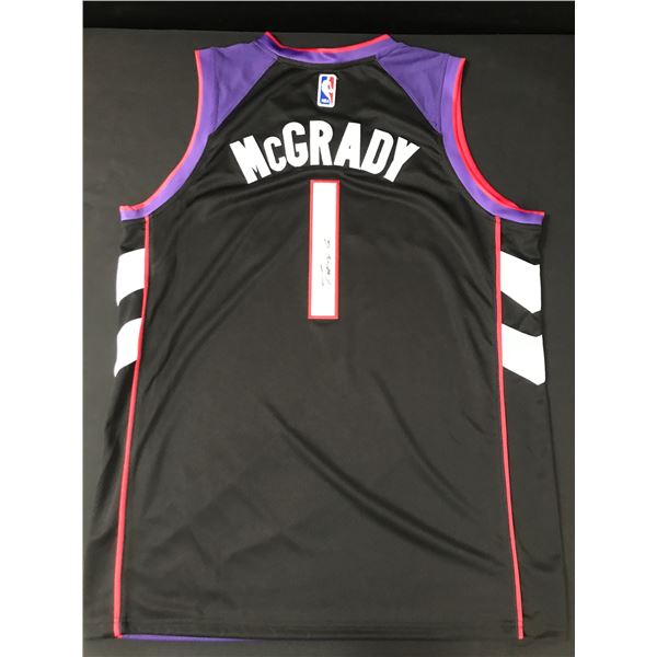 TRACY MCGRADY SIGNED TORONTO RAPTORS CUSTOM JERSEY - ACE COA