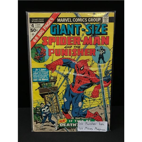 GIANT SIZE SPIDERMAN AND THE PUNISHER #4 1ST PUNISHER VAN - MARVEL COMICS
