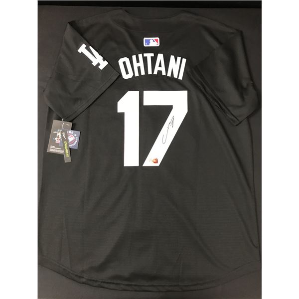SHOHEI OHTANI SIGNED LOS ANGELES DODGERS CUSTOM JERSEY - ELITE COA