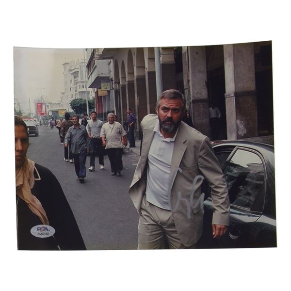 GEORGE CLOONEY SIGNED 8X10 - PSA COA