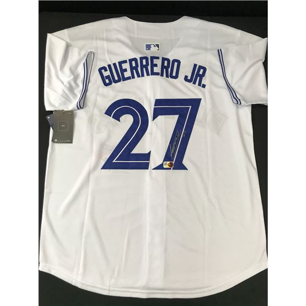 VLADIMIR GUERRERO JR SIGNED TORONTO BLUE JAYS CUSTOM JERSEY - ELITE SPORTS COA