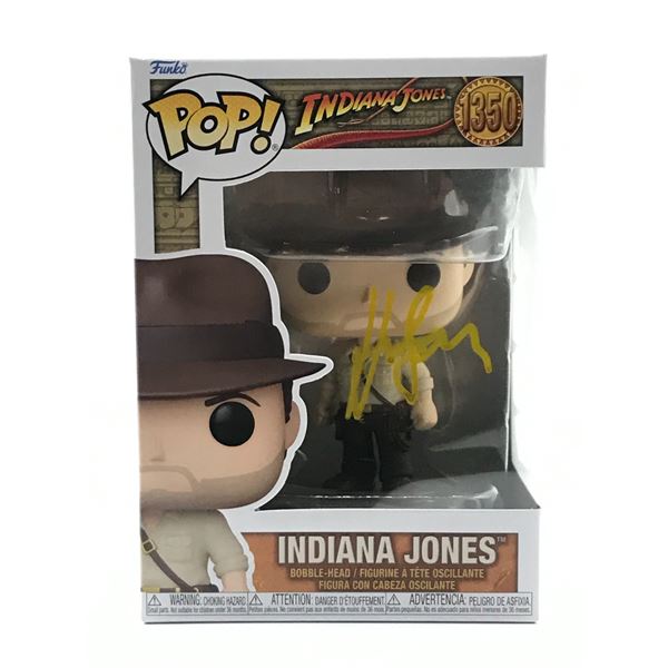 HARRISON FORD SIGNED INDIANA JONES FUNKO POP - KB COA