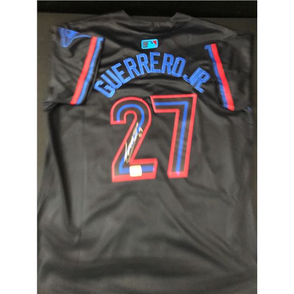 VLADIMIR GUERRERO JR SIGNED TORONTO BLUE JAYS CUSTOM JERSEY - ELITE COA