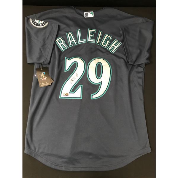 CAL RALEIGH SIGNED SEATTLE MARINERS CUSTOM JERSEY - ELITE SPORTS COA
