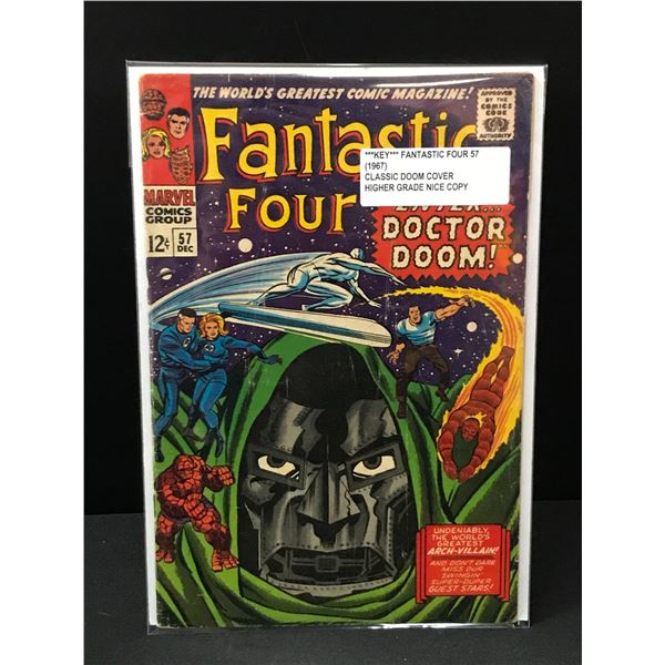MARVEL COMICS THE FANTASTIC FOUR NO.57 (CLASSIC DOOM COVER)